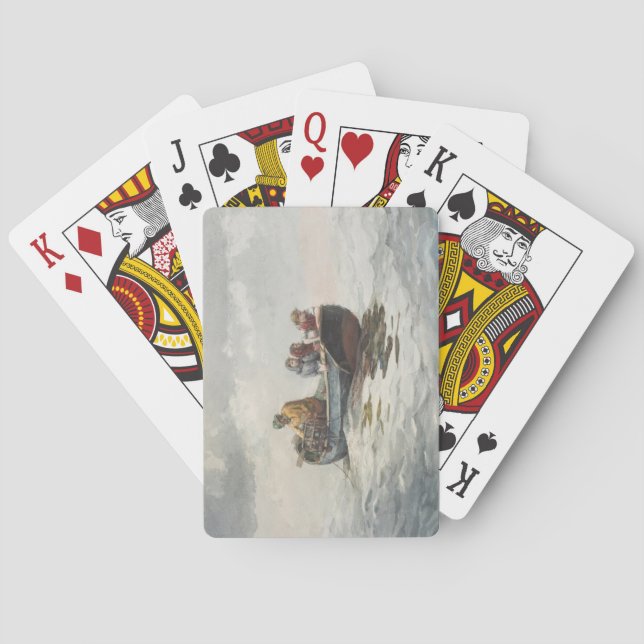 Baralho Pesca do caranguejo (por Winslow Homer) (Verso)