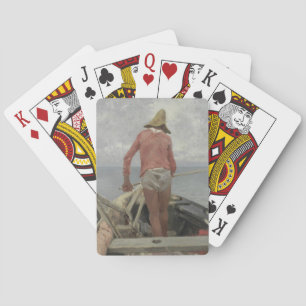 Baralho Pescador em seu barco (por Vincenzo Caprile)