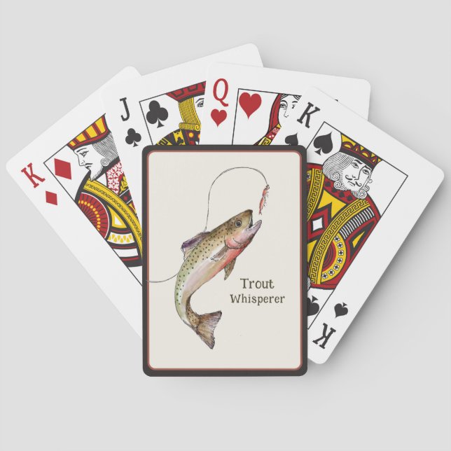 Baralho Pescaria de Truta Poker  (Verso)