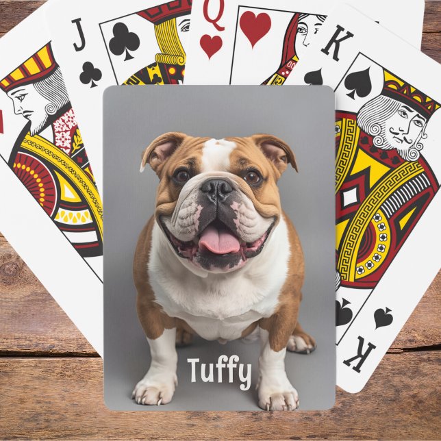 Baralho Pet Photo Play Cards Cachorro Mãe Dom Idea Buldogu (Criador carregado)