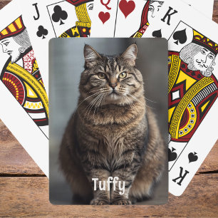 Baralho Pet Photo Play Cards Cat Mãe Dotada Ideia Pai de G
