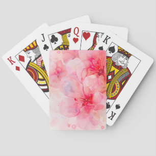 Baralho Petal Elegância Cor-de-Água Rosa