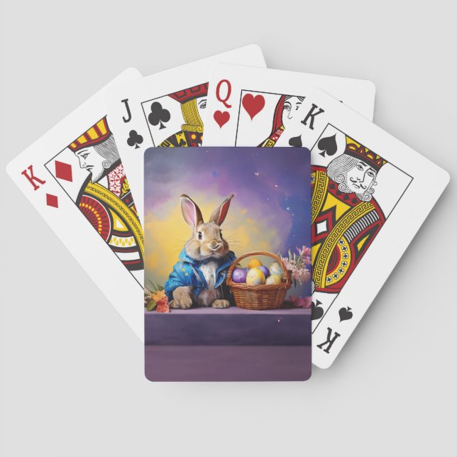 Baralho Peter Easter Bunny com Ovos de Páscoa (Verso)