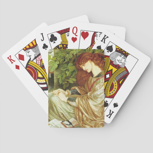 Baralho Pia De' Tolomei (Linda Mulher Italiana) (Verso)