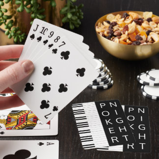 Baralho Piano Keys Poker Night