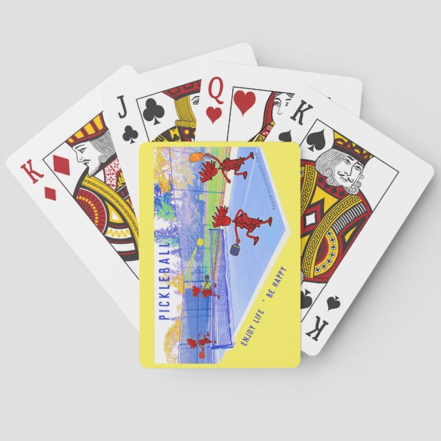 Baralho Pickleball Aproveite a Vida ... Placas de Reproduç (Verso)