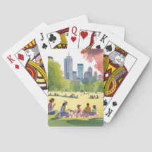 Picnic comum de Boston | Impressão por Aquarela de