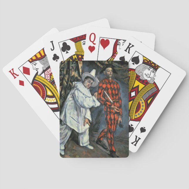 Baralho Pierrot et harlequin, 1888 (Verso)