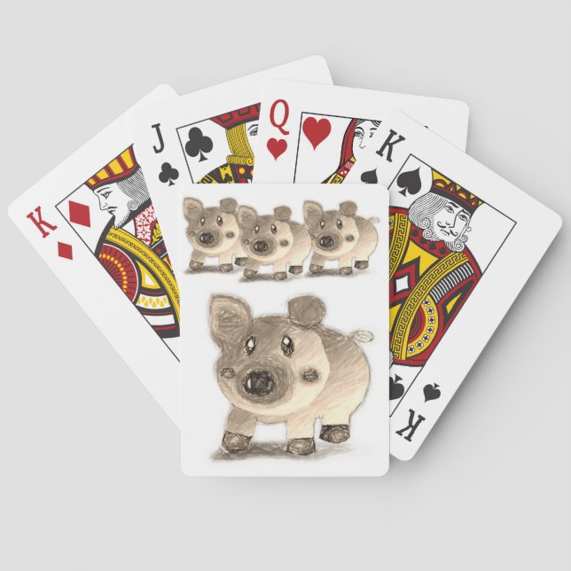 Baralho Pig Playing Card Deck (Verso)