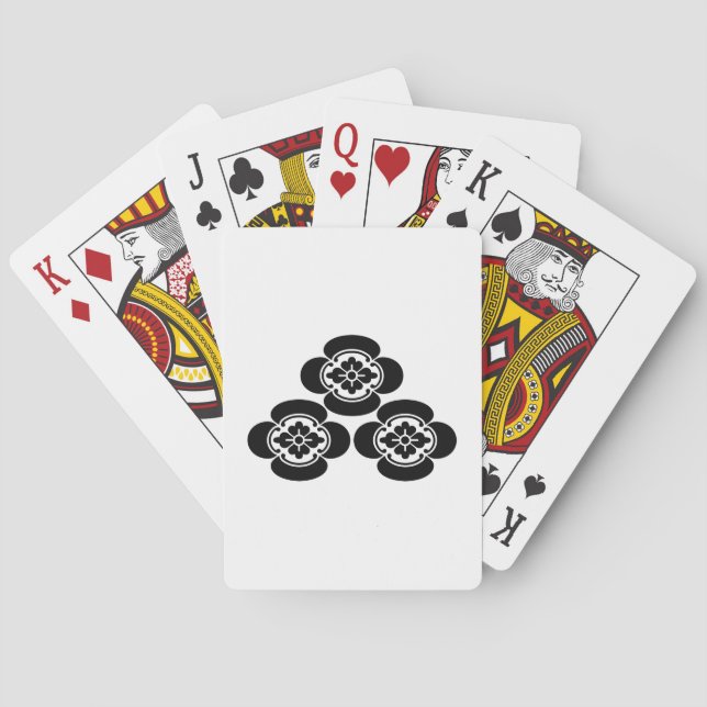 Baralho Pile of three mokkos bicycle playing cards (Verso)