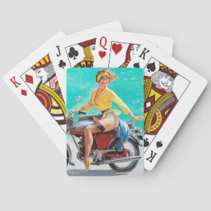 Baralho Pin da motocicleta acima
