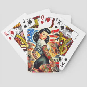 Baralho Pin-up Americano Tatuado