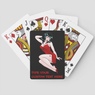 Baralho Pin-Up Playing Cards Lady Luck Personalized Cards