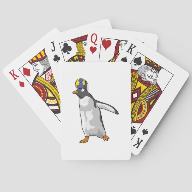 Baralho Pinguim-Andebol (Verso)