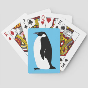 Baralho Pinguim - Azul-branco