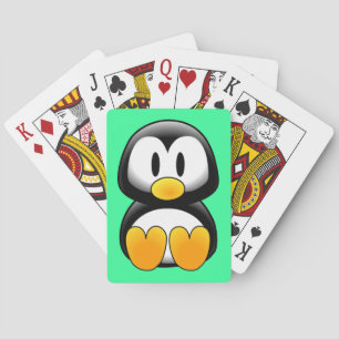 Baralho Pinguim de Cartoon de Bebê