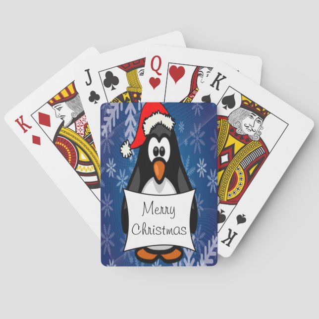 Baralho Pinguim Natal (Verso)