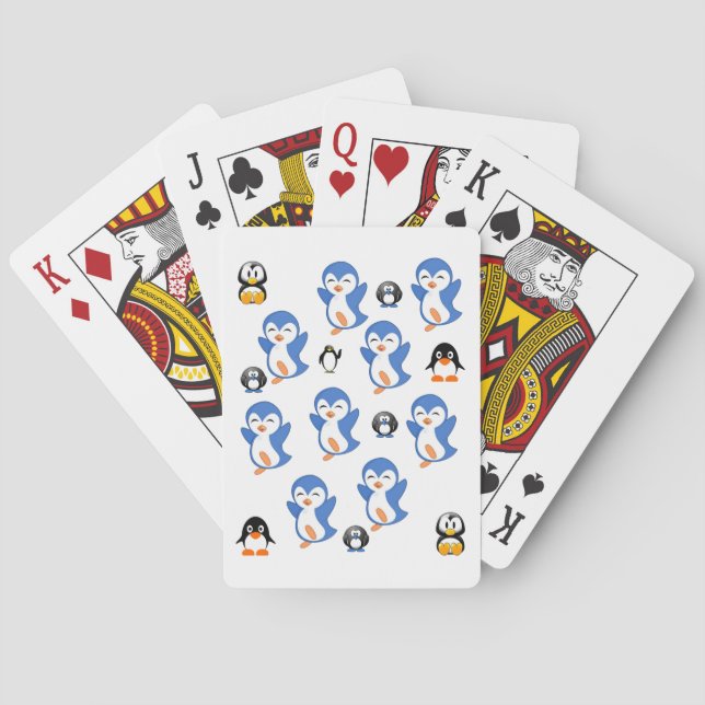 Baralho Pinguin Playing Card Deck (Verso)