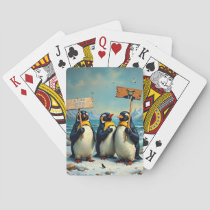 Baralho Pinguins Contra Trump
