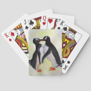 Baralho Pinguins dos cartões de jogo do póquer de Bicycl
