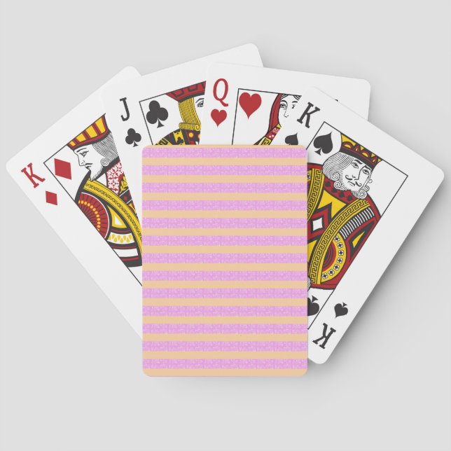 Baralho Pink Geometric Classic Playing Cards (Verso)