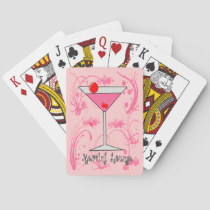 Baralho Pink Martini - Martini Lounge Bicycle Playing Card