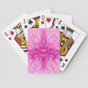 Baralho PINK SMOKE - Arte Fractal Moderna e abstrato -