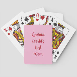 Baralho Pink World's Best Mom Card Deck