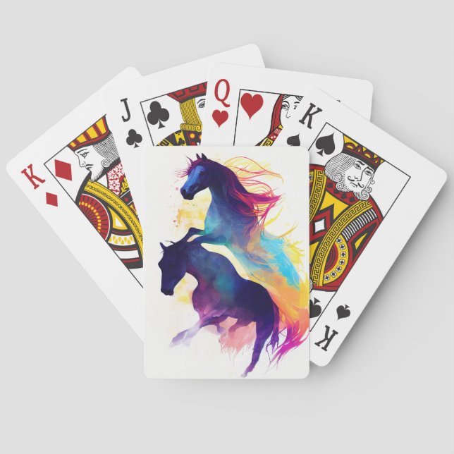 Baralho Pintor de Artes de Animais de Natureza Selvagem de (Verso)