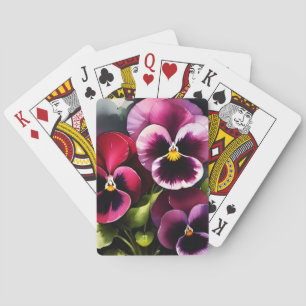 Baralho pintura a aquarela bonito maroon daek vermelha pan