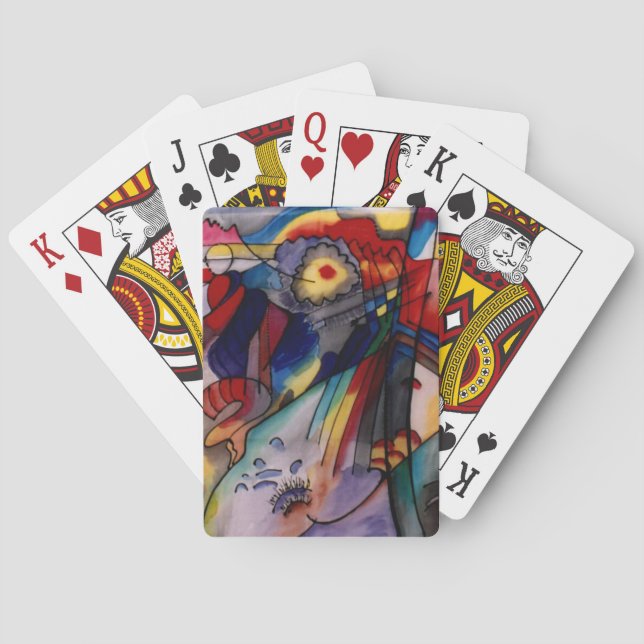 Baralho Pintura de Abstrato Kandinsky 1913 (Verso)