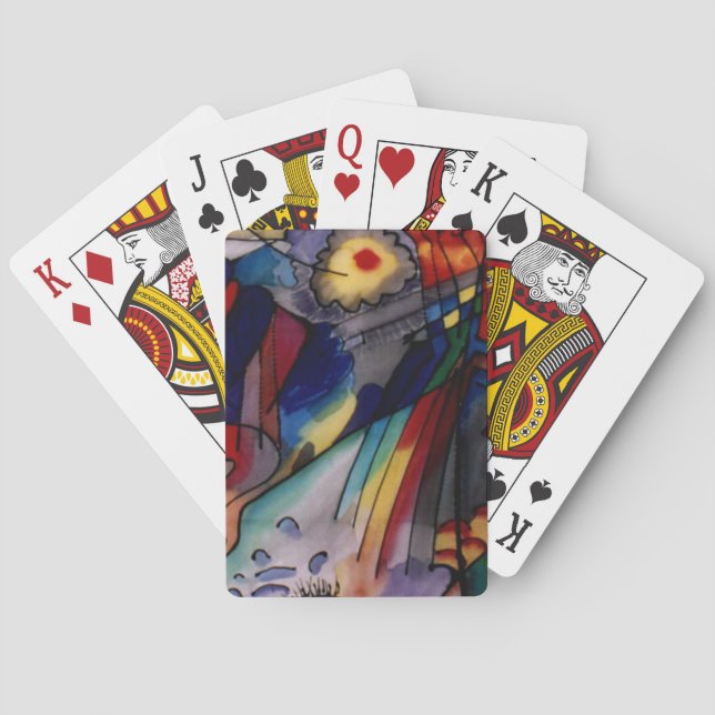 Baralho Pintura de Abstrato Kandinsky 1913 (Verso)