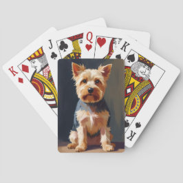 Baralho Pintura de Animal de Estimação Cachorro Yorkshire
