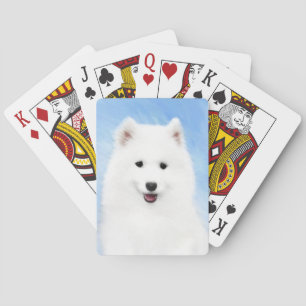 Baralho Pintura De Cachorro Samoia - Arte Cachorro Origina