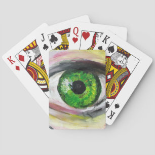 Baralho Pintura de Olhos Verdes