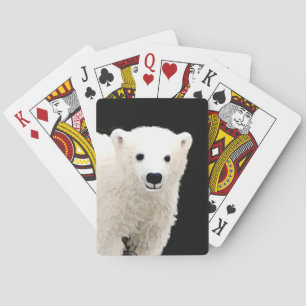Baralho Pintura do Cubo do Urso Polar - Arte Original da V