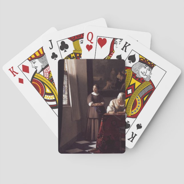 Baralho Pintura em Vermeer, Artista Neerlandês (Verso)
