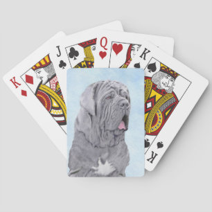 Baralho Pintura Mastiff Neopolita - Arte Cão Original