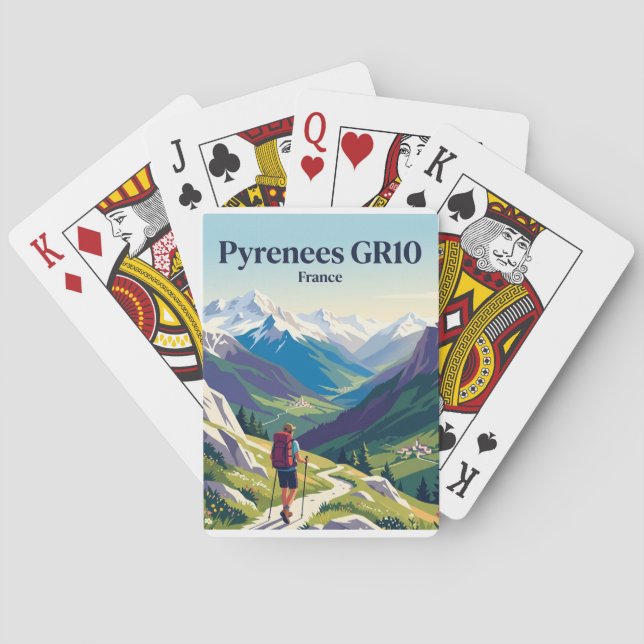 Baralho Pirineus GR10 França (Verso)