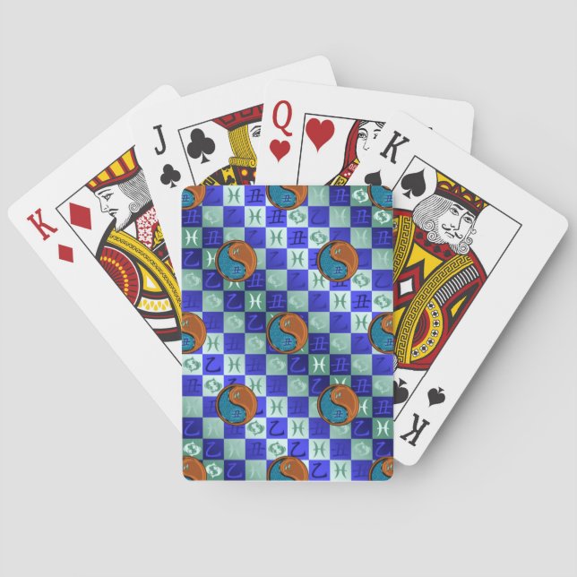 Baralho Pisces & Wood Ox (Verso)