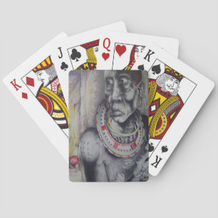 Baralho Placa Bicicleta Masai Pessoas Personalizada