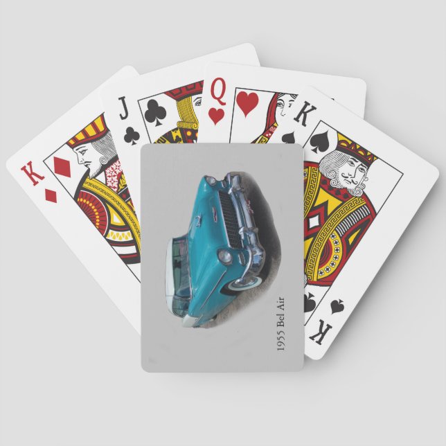 Baralho Placa de jogo Blue Bel Air de 1955 (Verso)