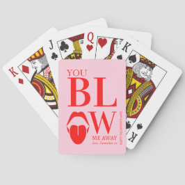 Baralho Placa Dia de os namorados Vermelha Cor-de-rosa tra