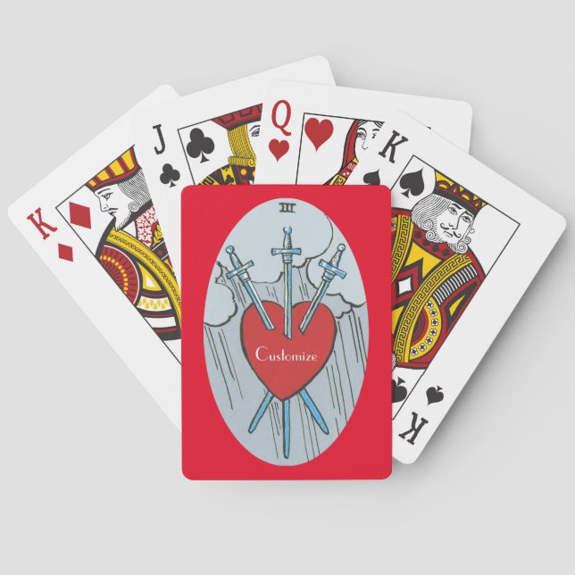 Baralho Placa Tarot 3 Espadas Troço_Trova (Verso)