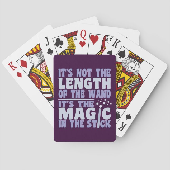 Baralho Placas de jogar MAGIC WAND (Verso)