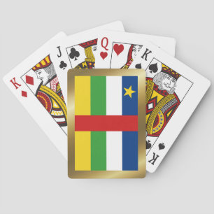 Baralho Placas de jogar sinalizador Centrafrique
