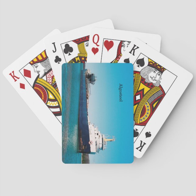 Baralho Placas de jogo AlgoSteel (Verso)