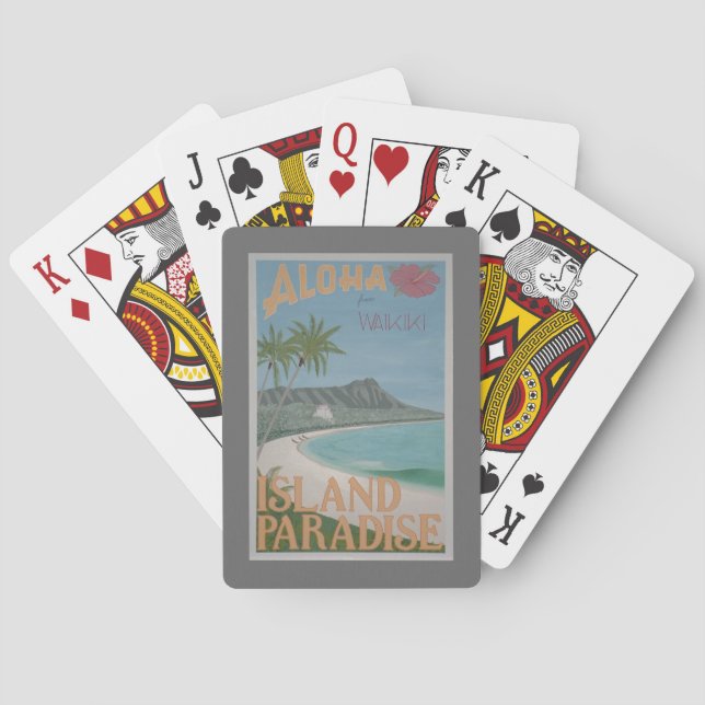 Baralho Placas de jogo ALOHA (Verso)