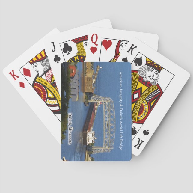 Baralho Placas de jogo American Integrity Duluth (Verso)