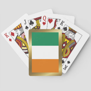 Baralho Placas de jogo com sinalizador da Irlanda